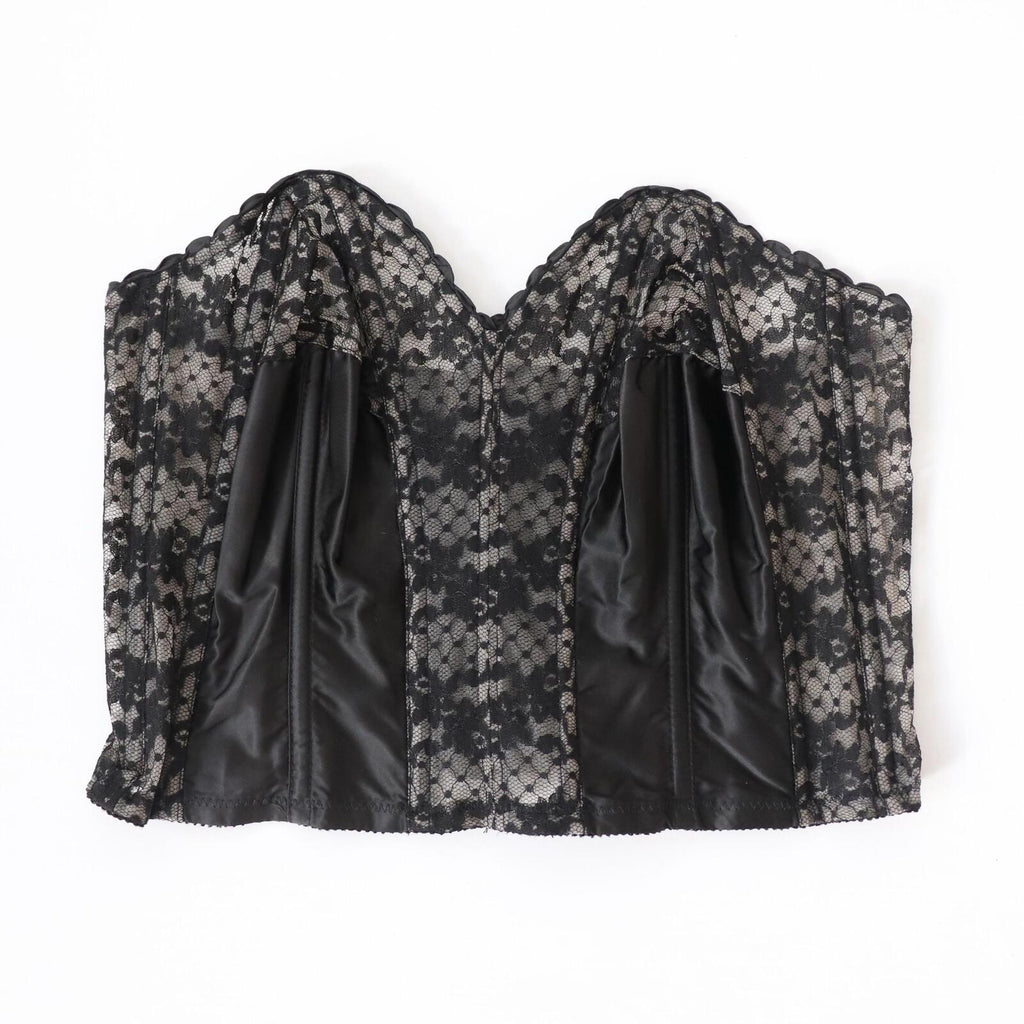 C1950s vintage Lady Marlene longline bustier bra, style 161 -