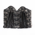 C1950s vintage Lady Marlene longline bustier bra, style 161 -