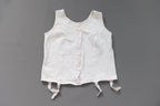 C1960s vintage Liberty bodice,  button front cotton vest- Approx chest size 40