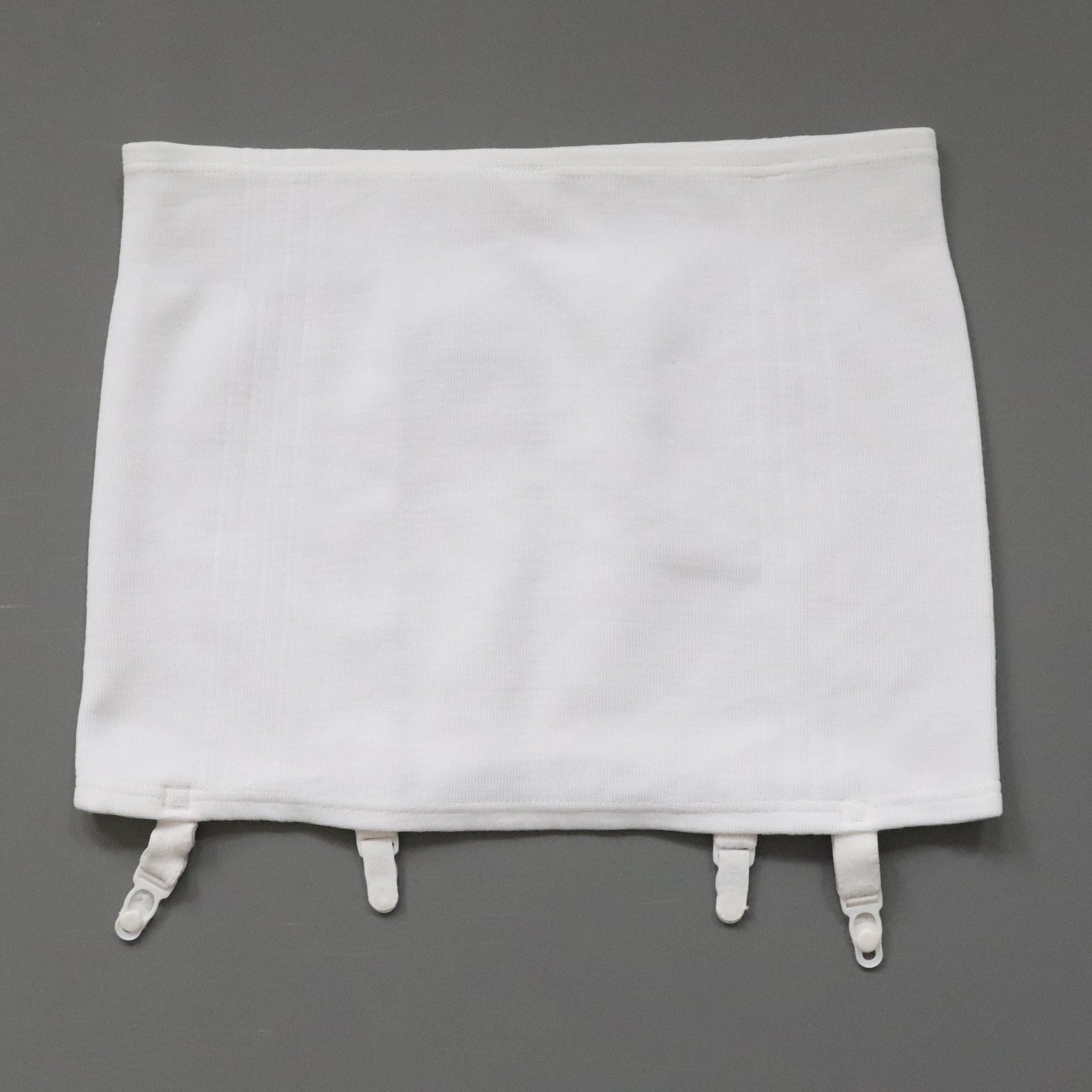 Vintage Fawn white roll on corset girdle - waist 31-34 inch,