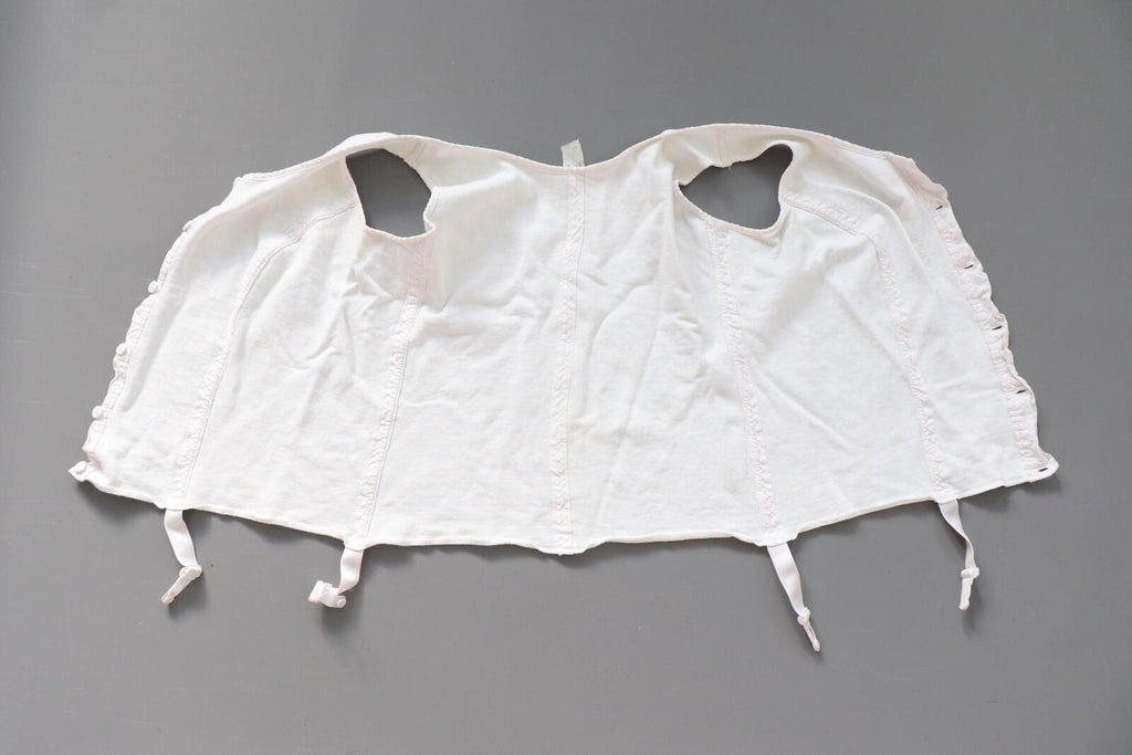 C1960s vintage Liberty bodice,  button front cotton vest- Approx chest size 40