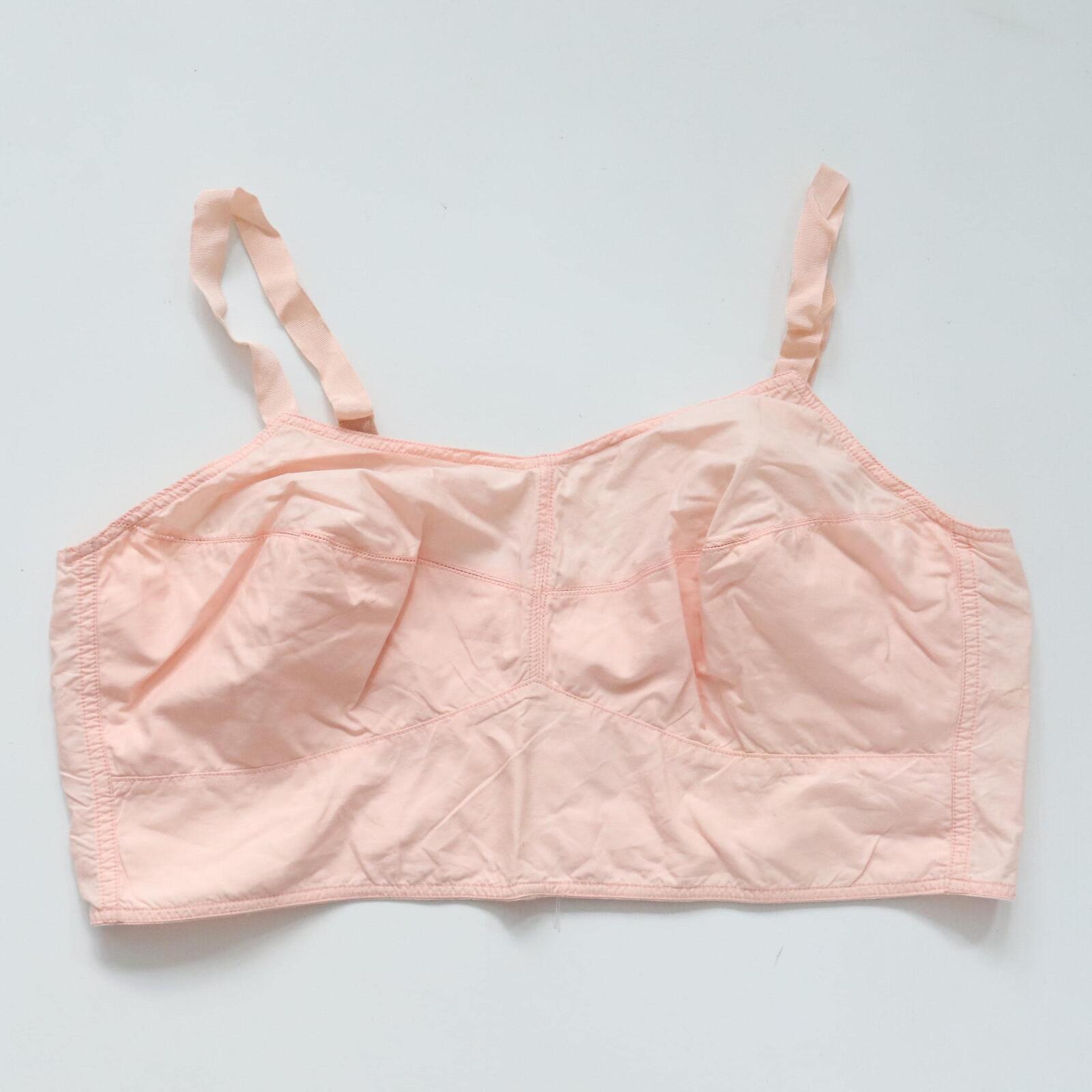C1930s C1940s vintage Royal Worcester pink longline bra